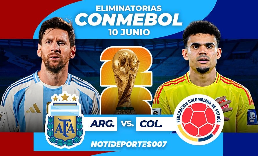Argentina vs. Colombia – Eliminatorias CONMEBOL 2026 (Fecha 16)