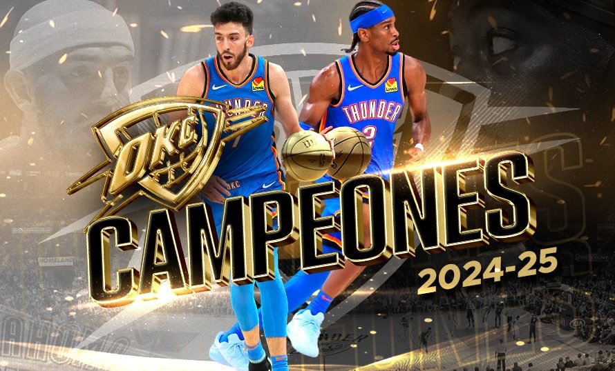 Oklahoma City Thunder Hace Historia: Se Consagró Campeón de la NBA por Primera Vez tras Derrotar a Indiana Pacers
