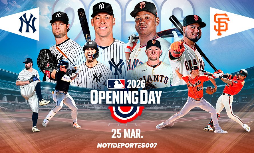 MLB 2026: arranca la temporada con un Opening Day histórico