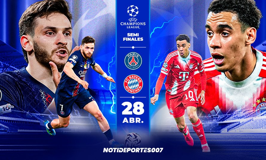 Champions League: PSG y Bayern Múnich abren una semifinal de gigantes en París