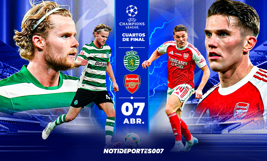 Champions League: Sporting CP y Arsenal se enfrentan en un duelo clave por los cuartos de final