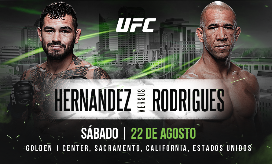 Anthony Hernandez y Gregory Rodrigues protagonizan una pelea clave en UFC Sacramento