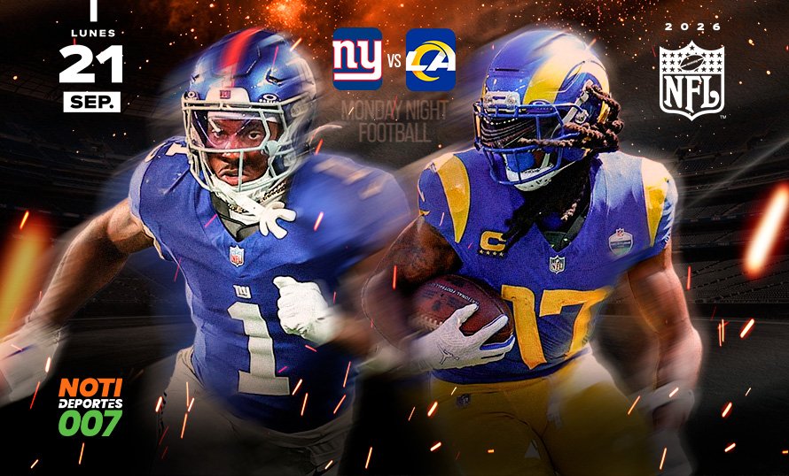 Giants vs Rams: hoy se enfrentan en el Monday Night Football