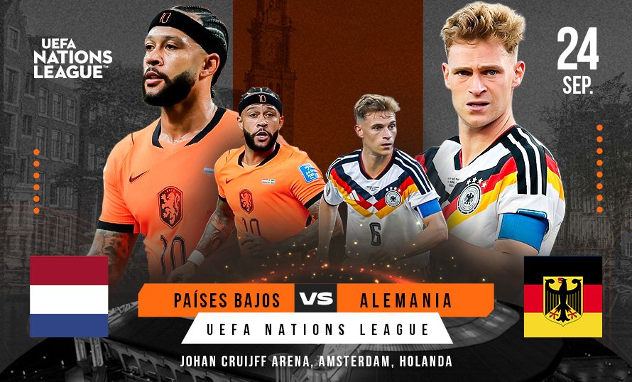 Países Bajos vs Alemania: clásico europeo abre la Nations League