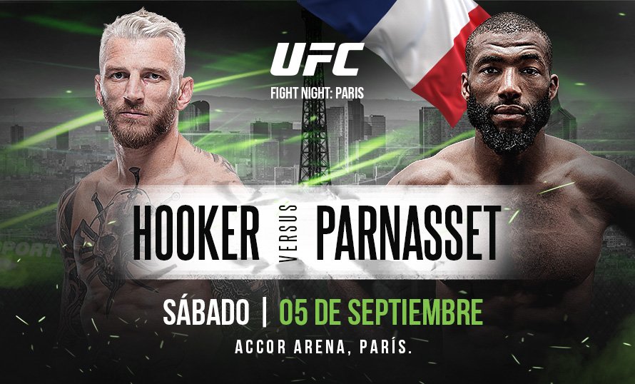 UFC Fight Night París: Dan Hooker y Salahdine Parnasse encabezan una cartelera imperdible