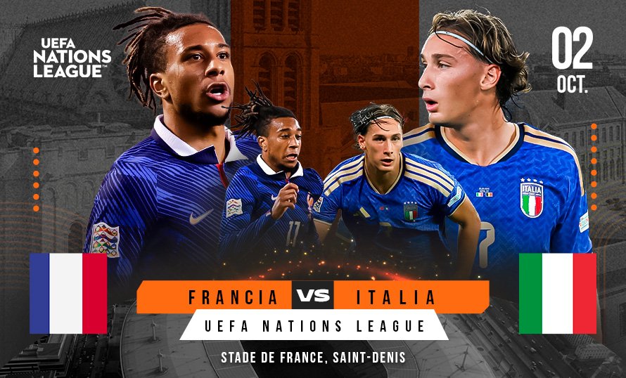 Francia vs Italia: duelo clave mañana por la Nations League